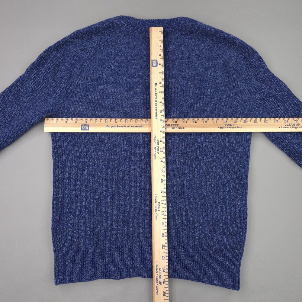 Bonobos Sweater Mens Medium Blue Wool Nylon Crewneck Knit Pullover Casual - Picture 8 of 11